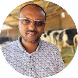Abraham Michael Tseggai, Geschäftsführer Azeb Dairy Farm